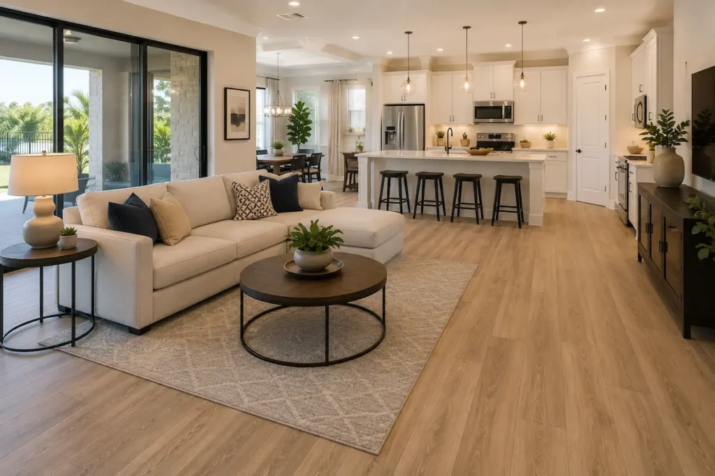 Why LVP Flooring Is the Best Choice for Florida Homes lvp vinyl plank flooring installed in a residential home in orlando, fl
